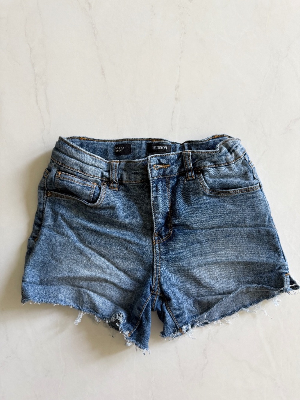 Mid rise shorts